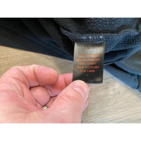 Kryptek Covert Hoodie Mens Large Black Pullover Hunting Sweatshirt Jacket - Picture 8 of 9